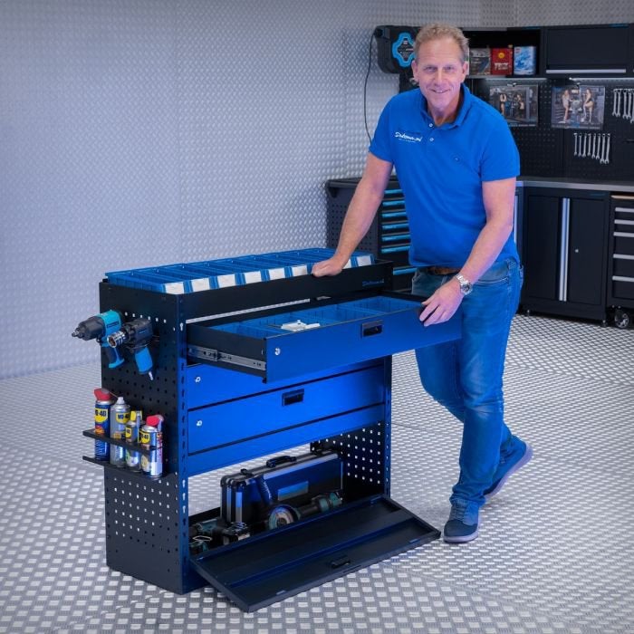 Bedrijfswageninrichting - Ladekast van €695,- voor, Doe-het-zelf en Verbouw, Ophalen, Nieuw