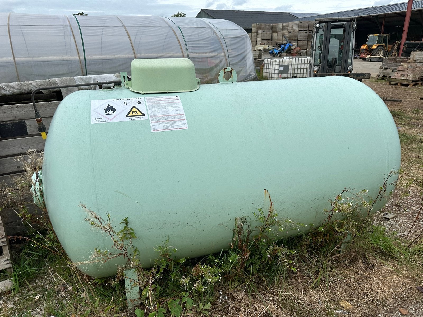 Grote Gastank voor opslag van vloeibaar gas, Ophalen, Gebruikt