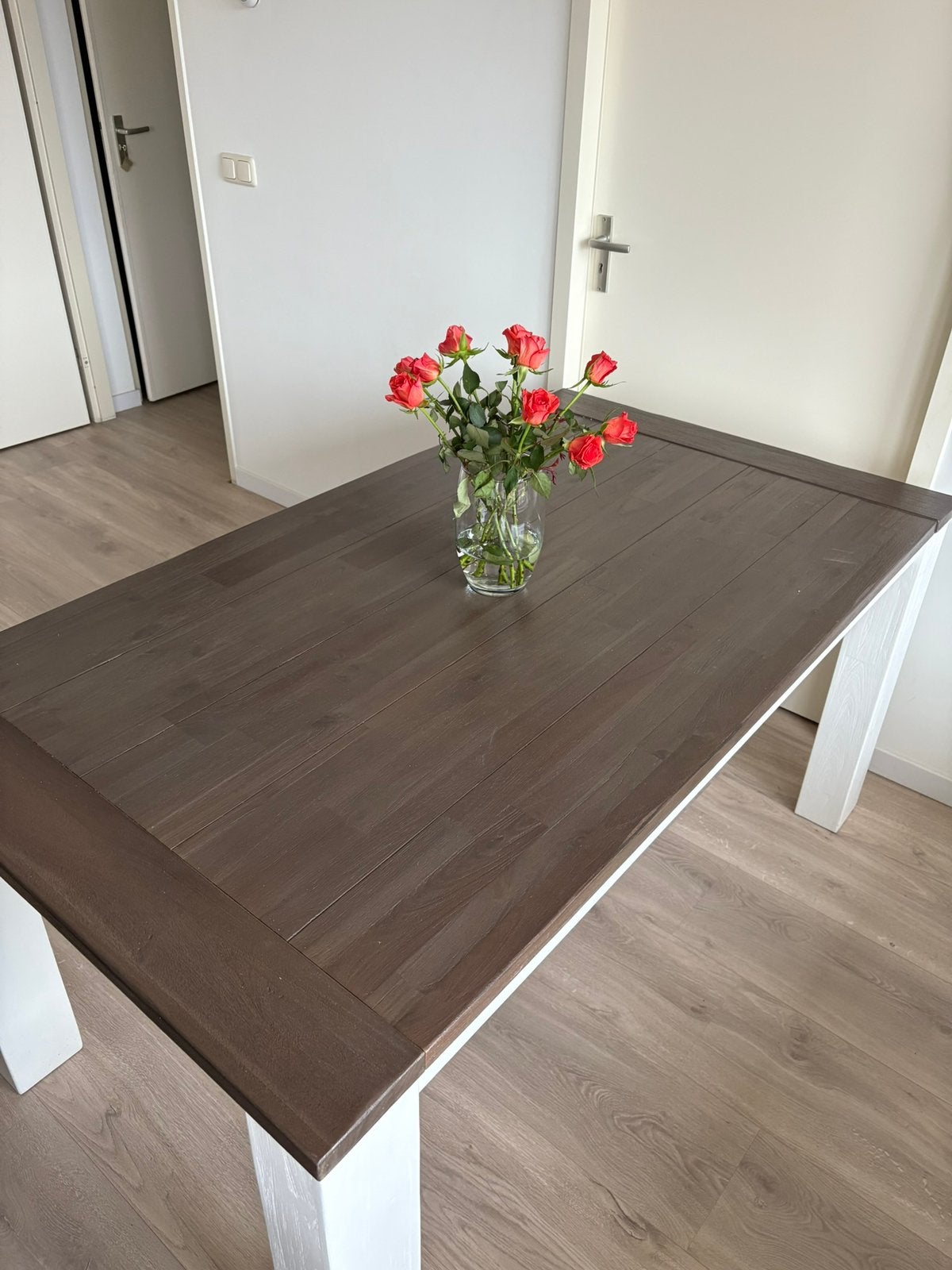 Eettafel trendhopper top kwaliteit, Ophalen, 50 tot 100 cm, Zo goed als nieuw, 150 tot 200 cm