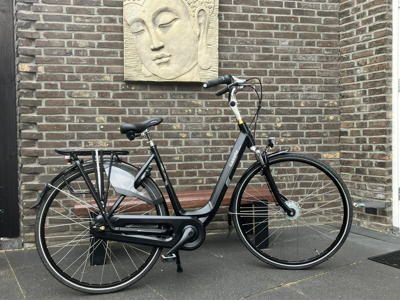 Gazelle Orange+ C7 Mat zwart D53/7-V In Nieuwstaat!, Fietsen en Brommers, Fietsen | Dames | Damesfietsen, Ophalen, 53 tot 56 cm