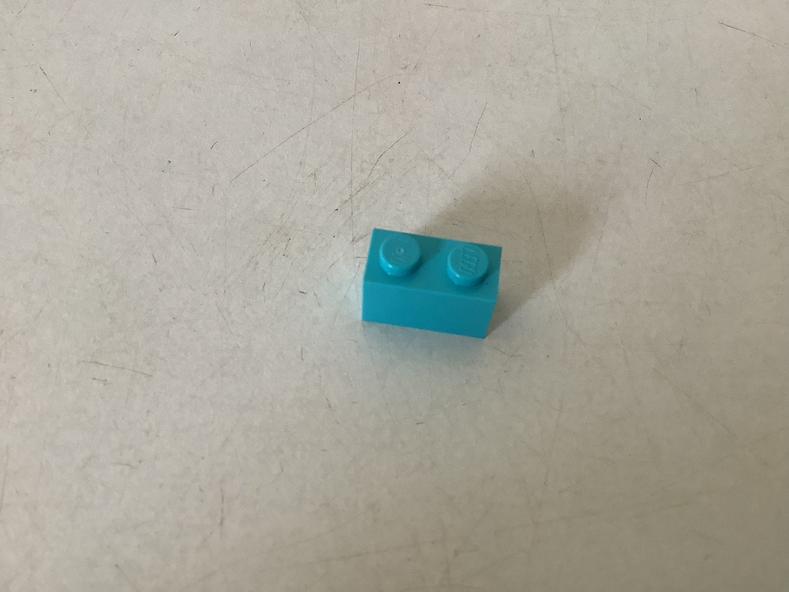 Lego steen 1x2 licht blauw, Ophalen of Verzenden, Gebruikt, Losse stenen, Lego