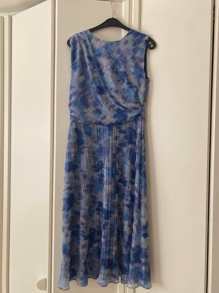 Swing collection dames jurk feestjurk, Overige typen, Blauw, Maat 42/44 (L), Nieuw