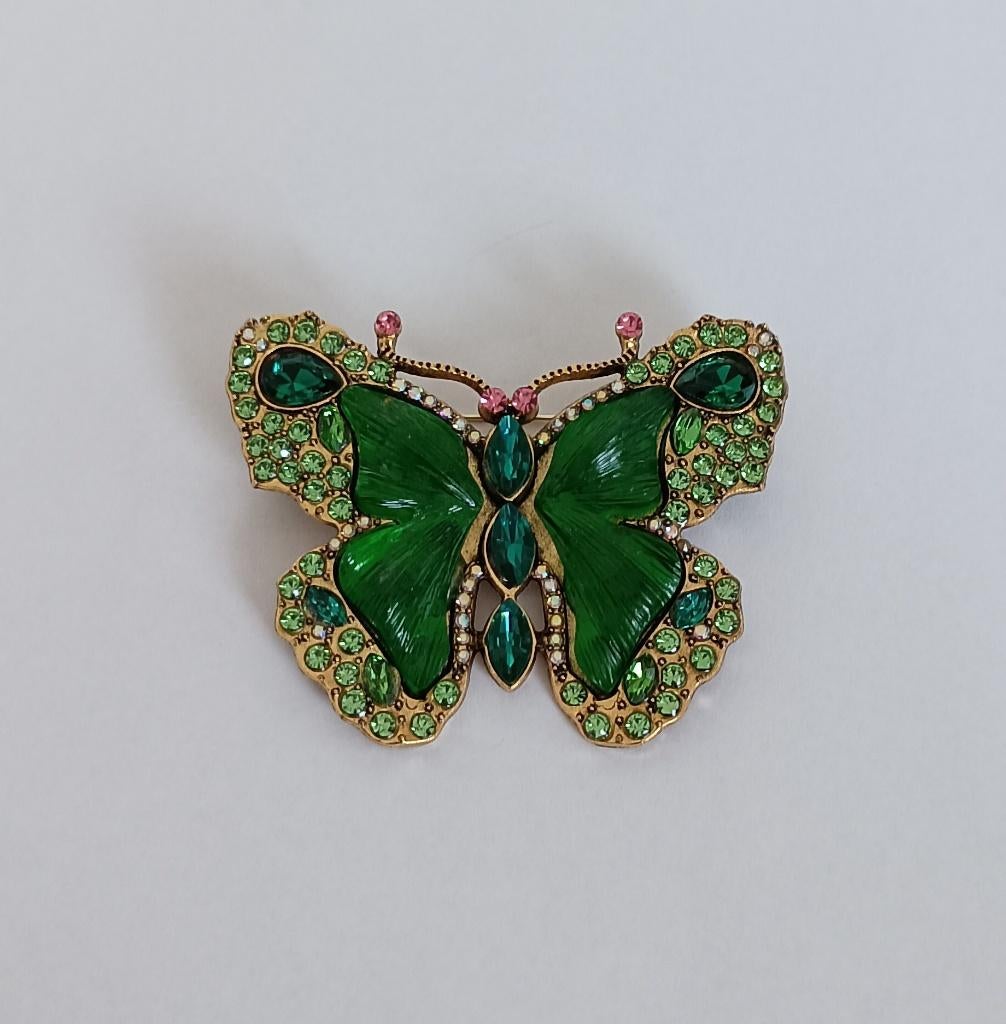 Vlinder broche, Overige materialen, 4 tot 7 cm, Overige kleuren, Nieuw