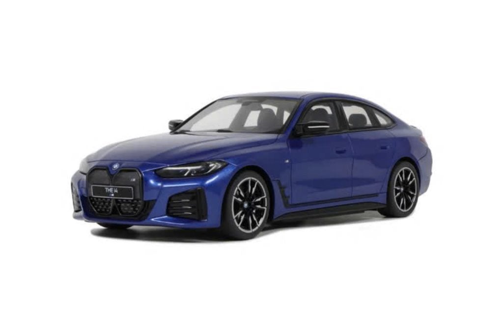 BMW i4 M50 2021 Blauw Metallic schaal 1/18 OTTO MOBILE OT453