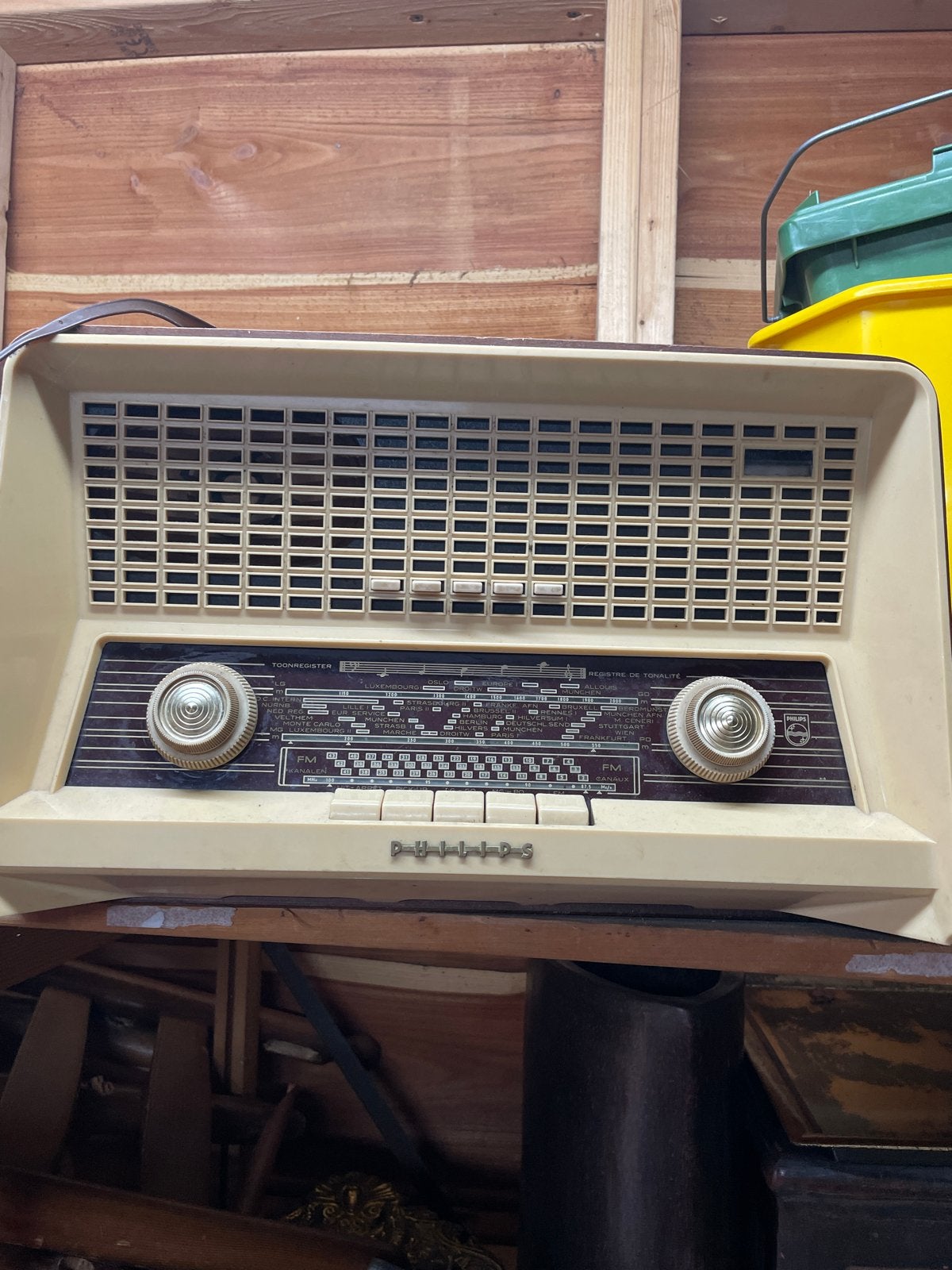 Vintage Philips radio - Klassieke buizenradio, Ophalen, Gebruikt, Radio