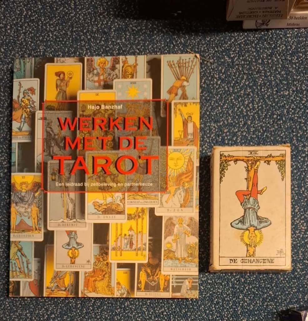 werken met de tarot set, Boeken, Ophalen of Verzenden, Gelezen, Tarot of Kaarten leggen, Instructieboek