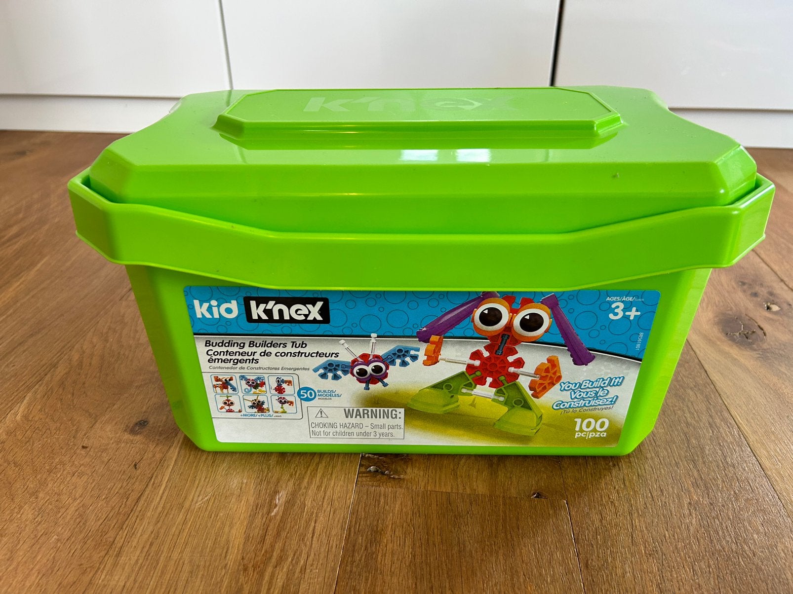 Kid knex - met bewaardoos, Ophalen, Zo goed als nieuw, K'nex