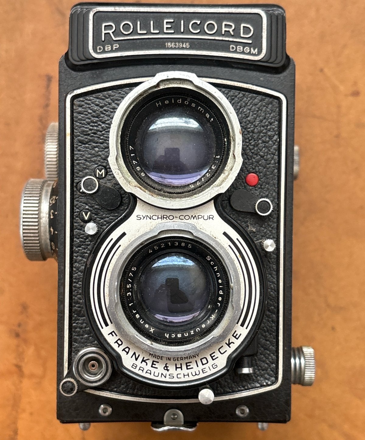 Rolleicord TLR 6x6 Xenar 75mm f/3.5 recent nagekeken, Ophalen of Verzenden, Gebruikt, Overige Merken