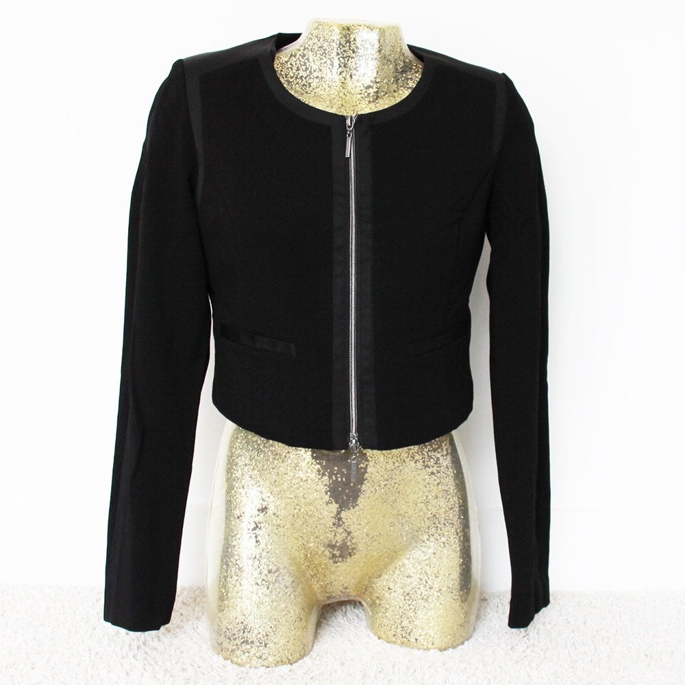 Super Leuk Bandolera Jasje - 89 (Maat 40) € 30,-, Maat 38/40 (M), Zwart, Ophalen of Verzenden, Zo goed als nieuw