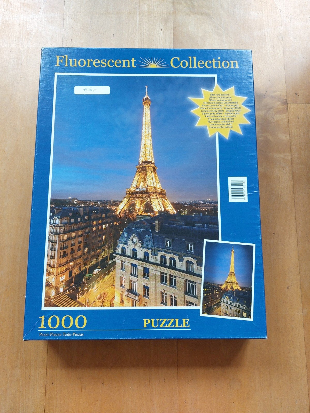 Puzzel Parijs 1000 stukjes, Ophalen of Verzenden, 500 t/m 1500 stukjes, Zo goed als nieuw, Legpuzzel