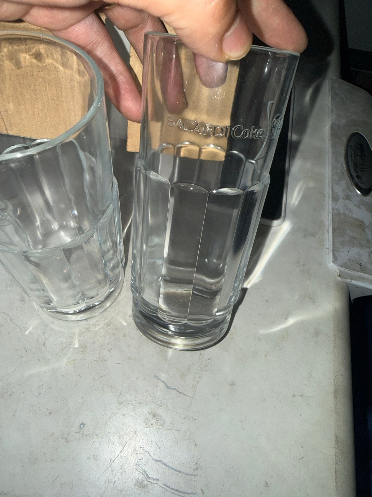 Bacardi Cola glazen - Set van 6, Ophalen of Verzenden, Overige merken, Glas, Overige typen