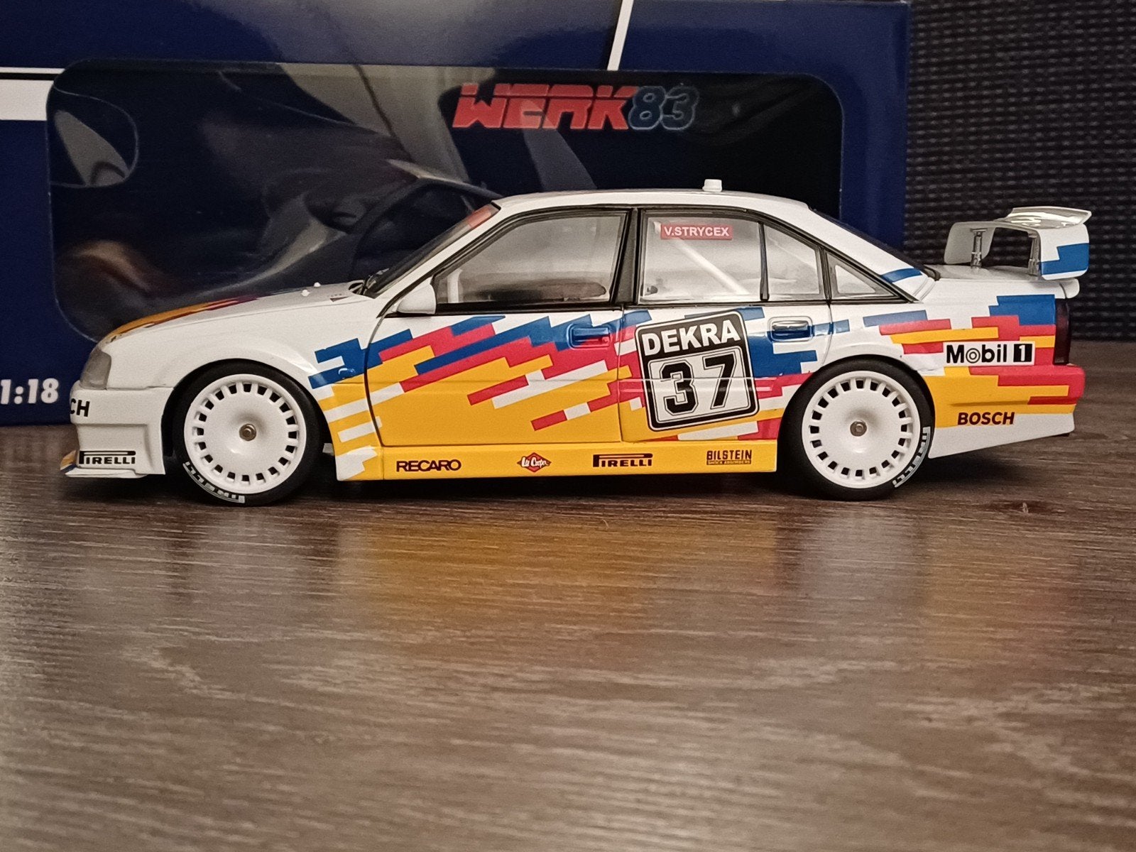 Werk83 Opel Omega EVO 500, Volker Strycek, DTM 1991, Hobby en Vrije tijd, Ophalen of Verzenden, Zo goed als nieuw, Auto, MiniChamps
