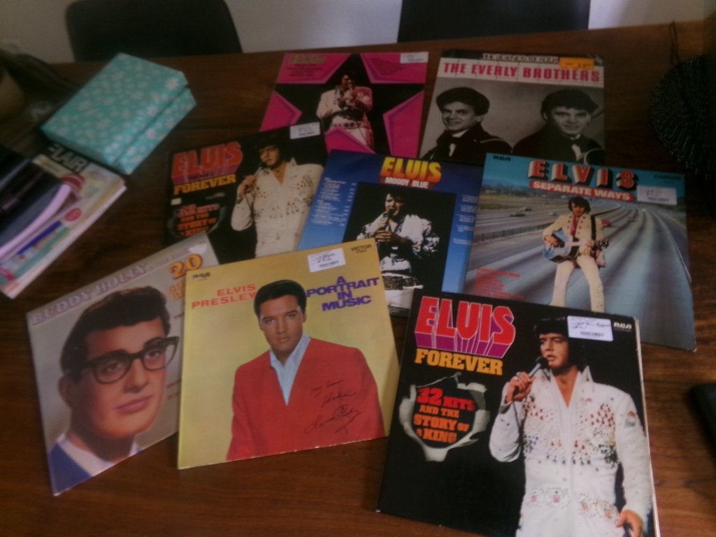 Verzameling van 31 LP's  - Elvis / Buddy / Creedence / etc.., Ophalen, Gebruikt, 12 inch