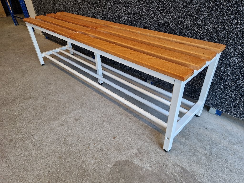 ALRECU Vrijstaande Hal bank Kleedkamer Zitbank 150cm (nieuw), Info@alrecu.nl, Nieuw, Ophalen of Verzenden, Wit