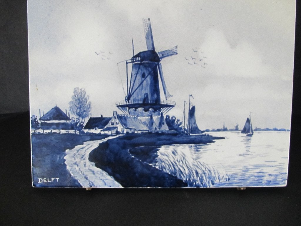 antieke tegels   E.N.K.K.   Kampen  1901 en 1902, Ophalen of Verzenden