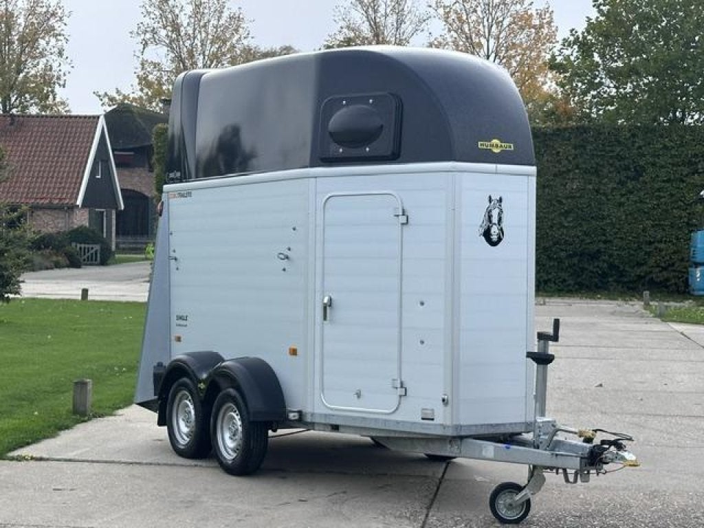 Humbaur 1,5 paardentrailer NIEUWSTAAT zadelkamer, Gebruikt, Aluminium, Overige typen