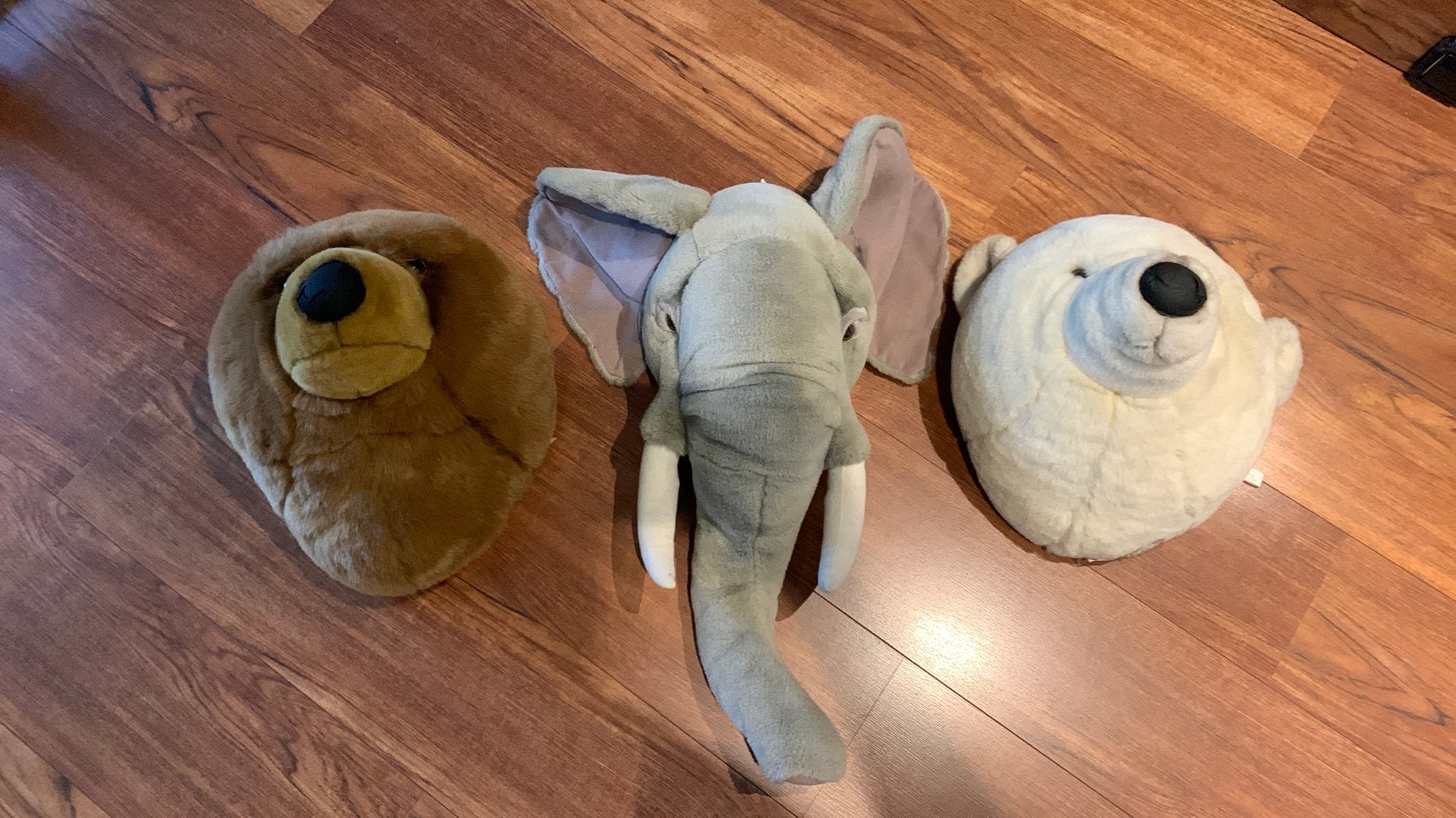 Drie BIBIB dieren koppen zgan, Ophalen, Zo goed als nieuw, Wanddecoratie