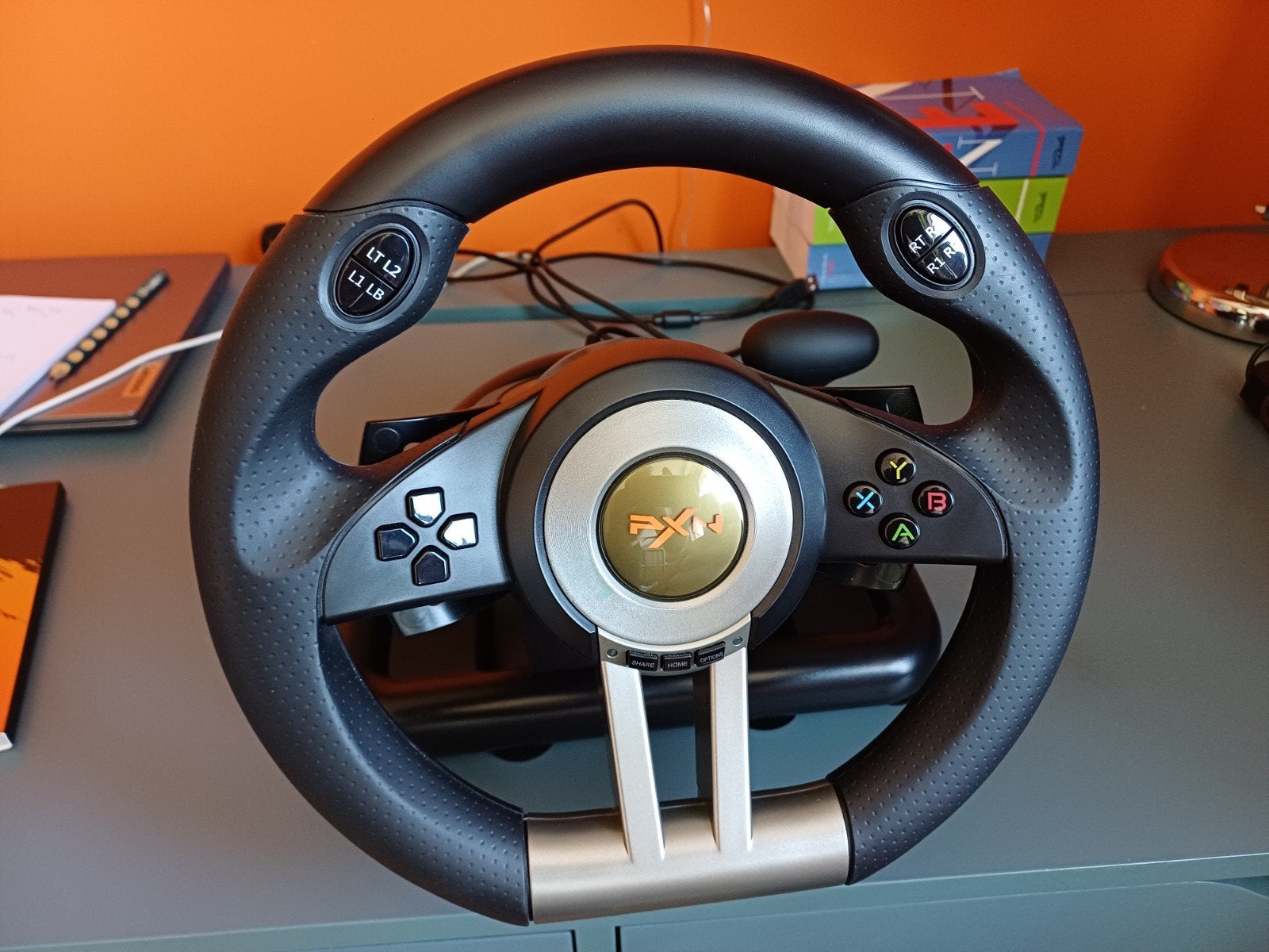 PXN V3 Pro Racestuur met pedalen en flippers. Gamestuur, Spelcomputers en Games, Spelcomputers | Sony PlayStation Consoles | Accessoires
