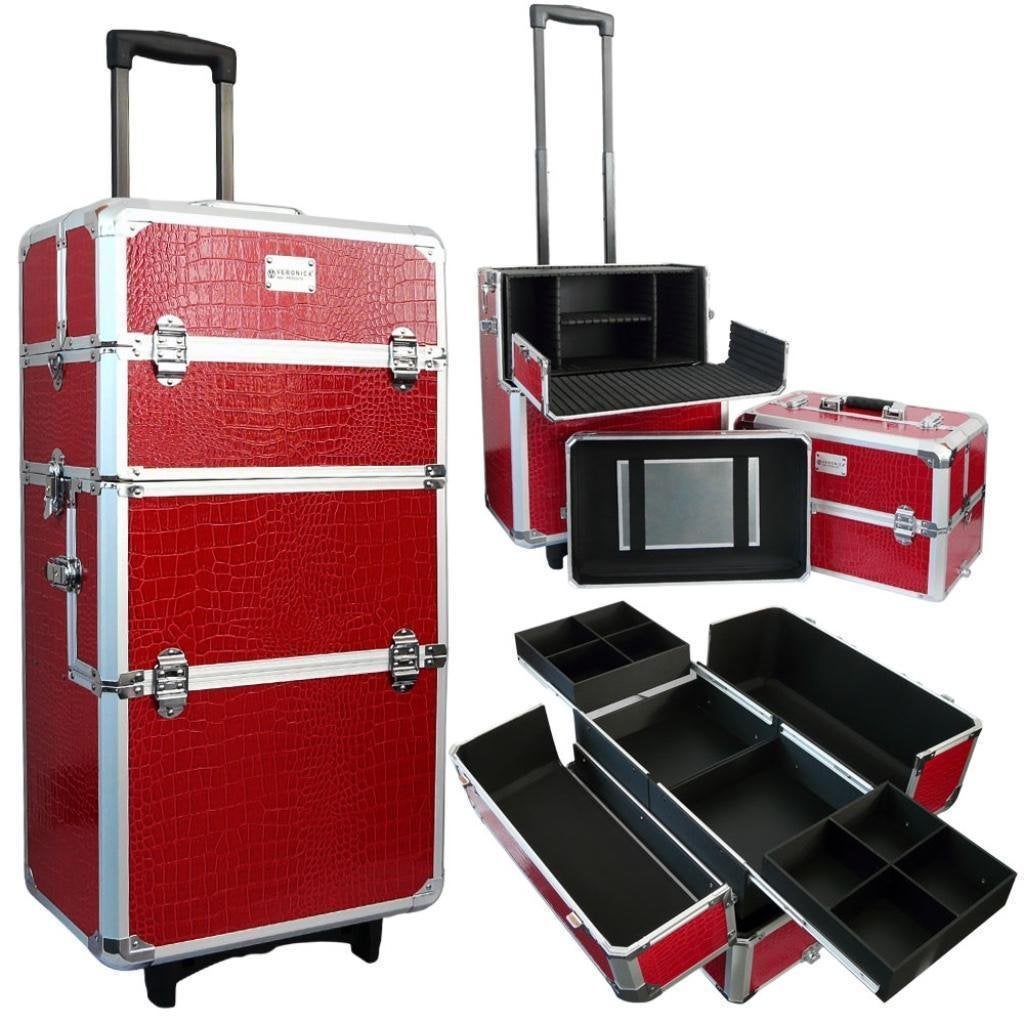 Veronica NAIL-PRODUCTS - Aluminium nagel trolley 3 in 1, Nieuw, Ophalen of Verzenden, Handen en Nagels, Toebehoren