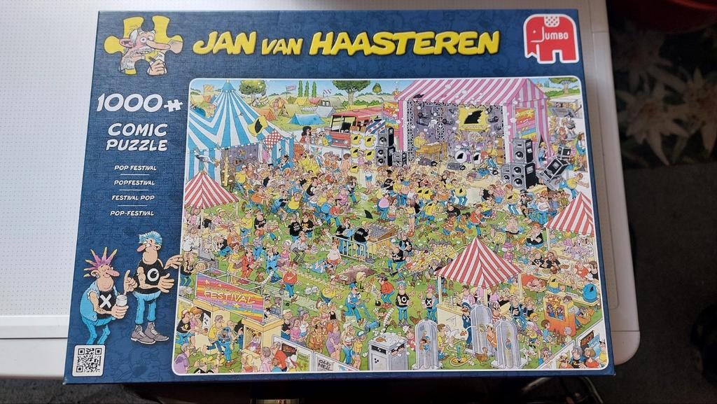 Jan van Haasteren,  popfestival, Hobby en Vrije tijd, Denksport en Puzzels, Ophalen of Verzenden, 500 t/m 1500 stukjes, Zo goed als nieuw