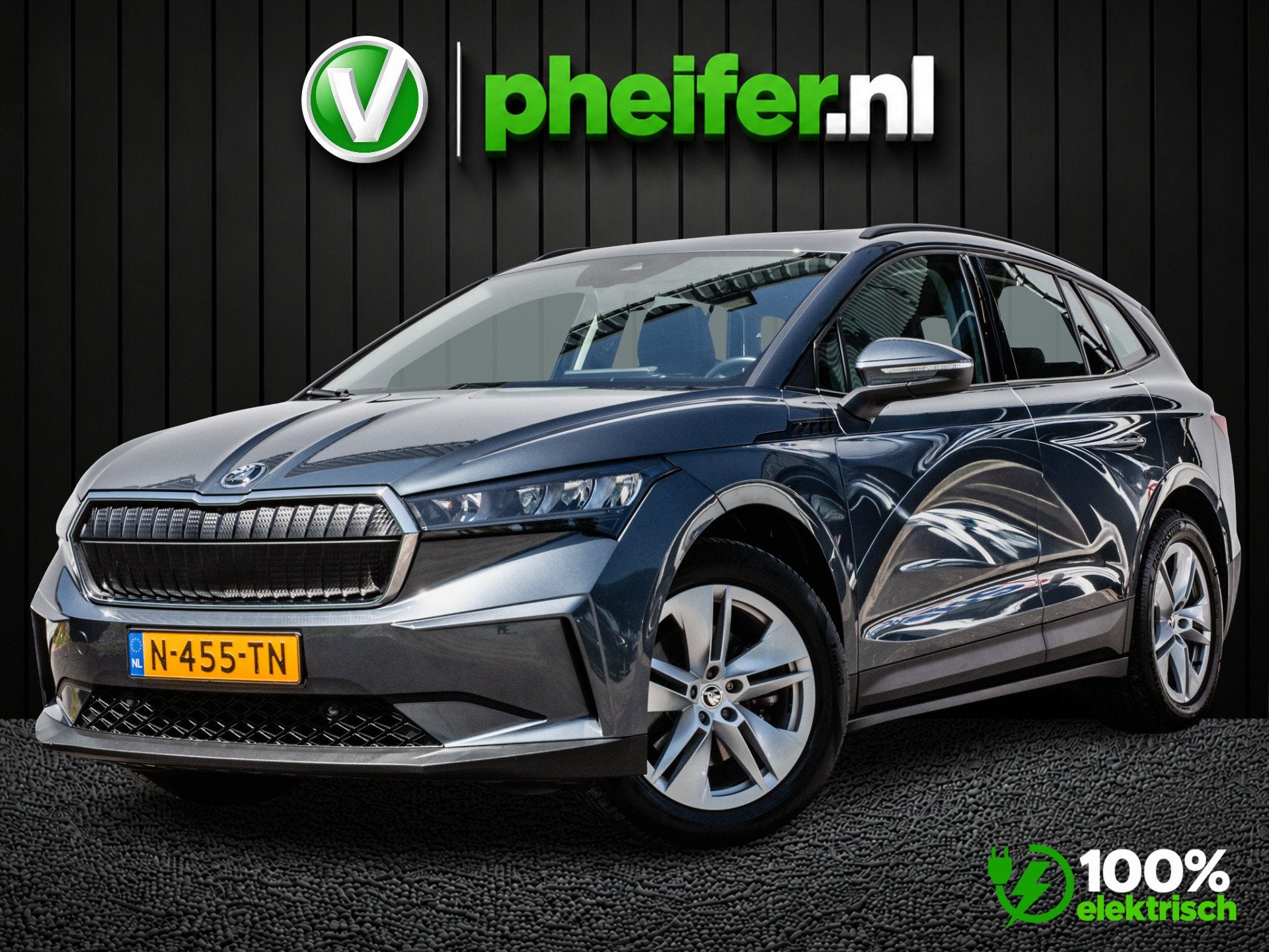 Skoda Enyaq iV 60 SOH 91% Panoramadak/ Stoel+stuurverwarming, Auto's, Automaat, 390 km, Achterwielaandrijving, Gebruikt