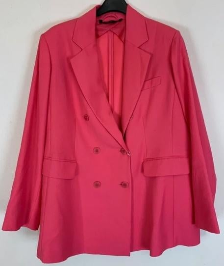 Max Mara Blazer jacket - BERRY RED 48, Maat 46/48 (XL) of groter, Nieuw, Ophalen of Verzenden, Jasje