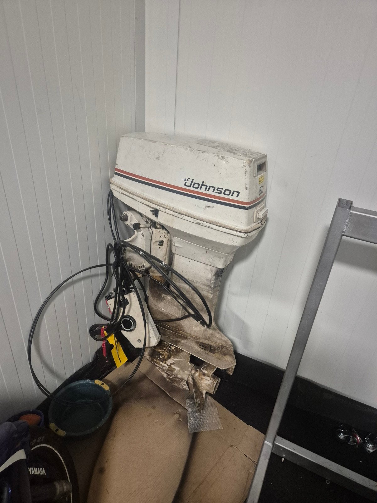 Johnson 50 PK Buitenboordmotor - Krachtig en Betrouwbaar, Gebruikt, Elektrische start, Ophalen of Verzenden, Benzine