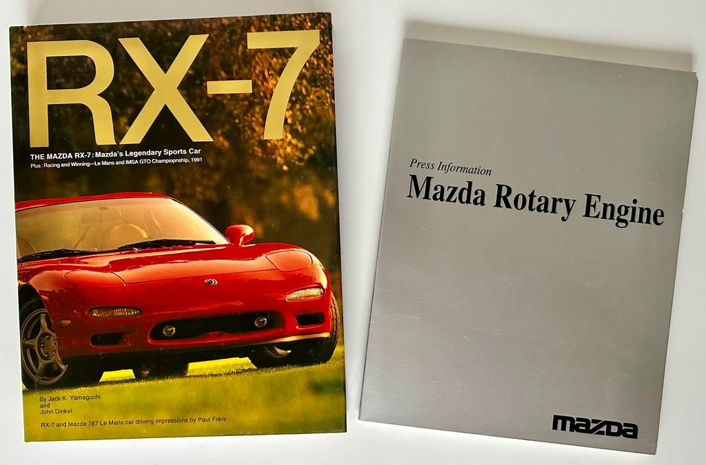 Uniek Mazda RX-7 boek én wankelmotor persinfo, Ophalen of Verzenden, Gelezen, Mazda