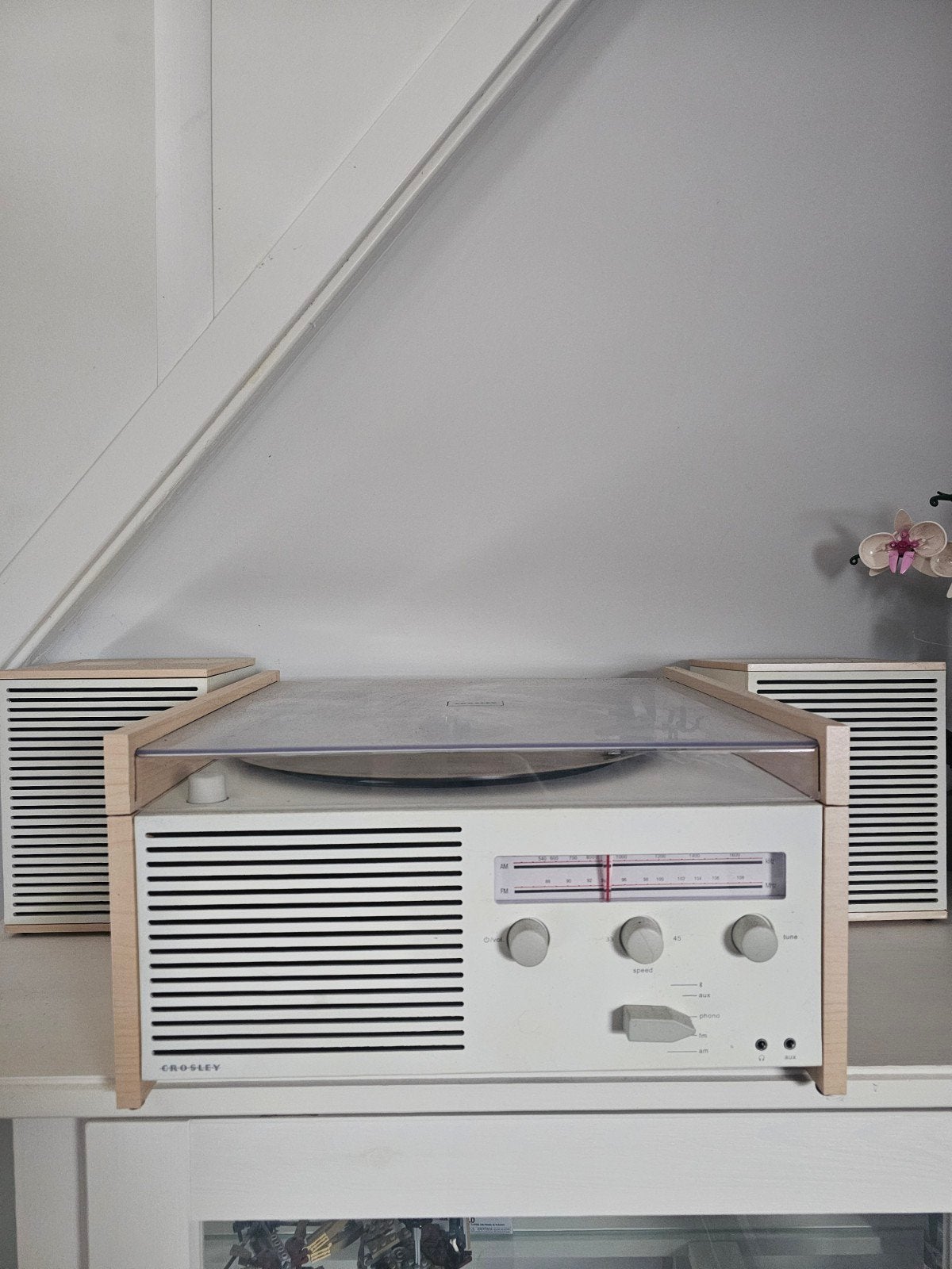Crosley CR6034 Platenspeler met Bluetooth en Radio, Ophalen, Zo goed als nieuw, Overige merken