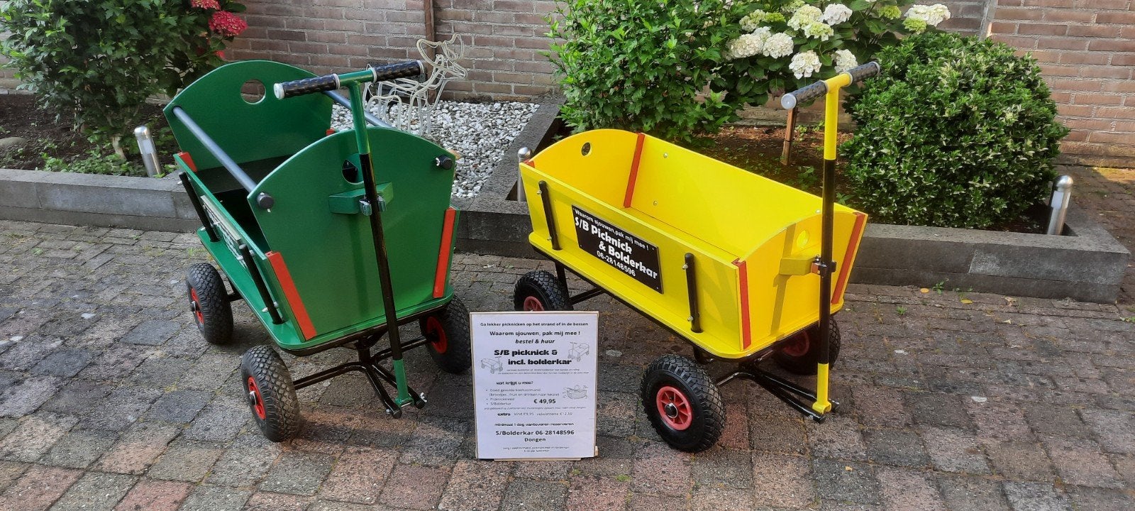 BOLDERKAR INCLUSIEF GEZONDE PICKNICK, Ophalen of Verzenden, Nieuw