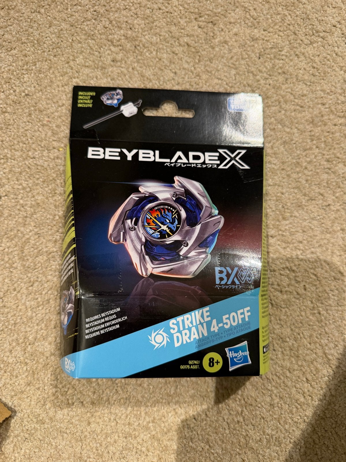 Beyblade X Strike Dran 4-50F - Nieuw in doos, Ophalen of Verzenden, Nieuw, Jongen of Meisje