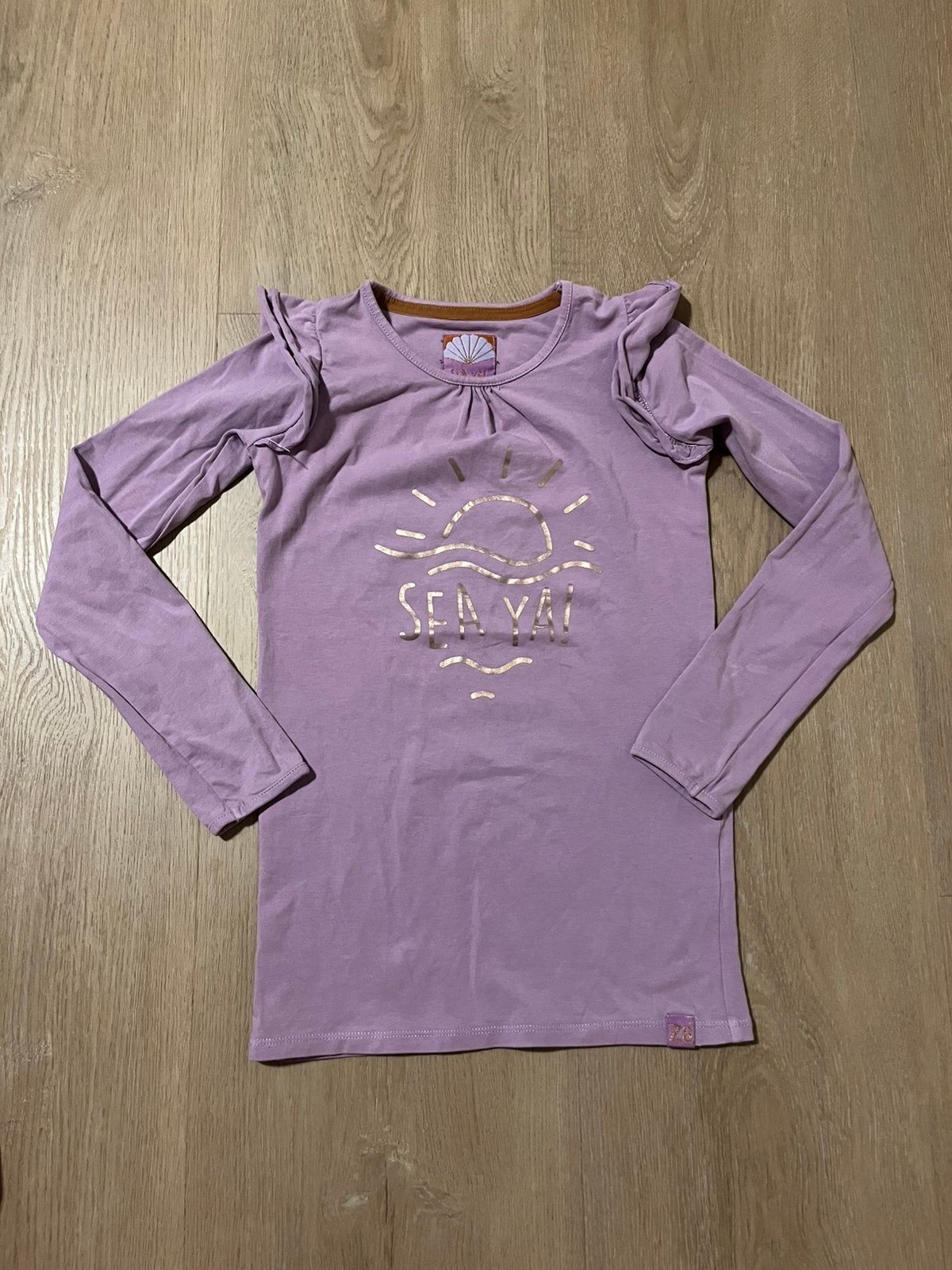 Z8 longsleeve paars maat 140 / 146 zgan style: Marge, Ophalen of Verzenden, Zo goed als nieuw, Meisje, Shirt of Longsleeve