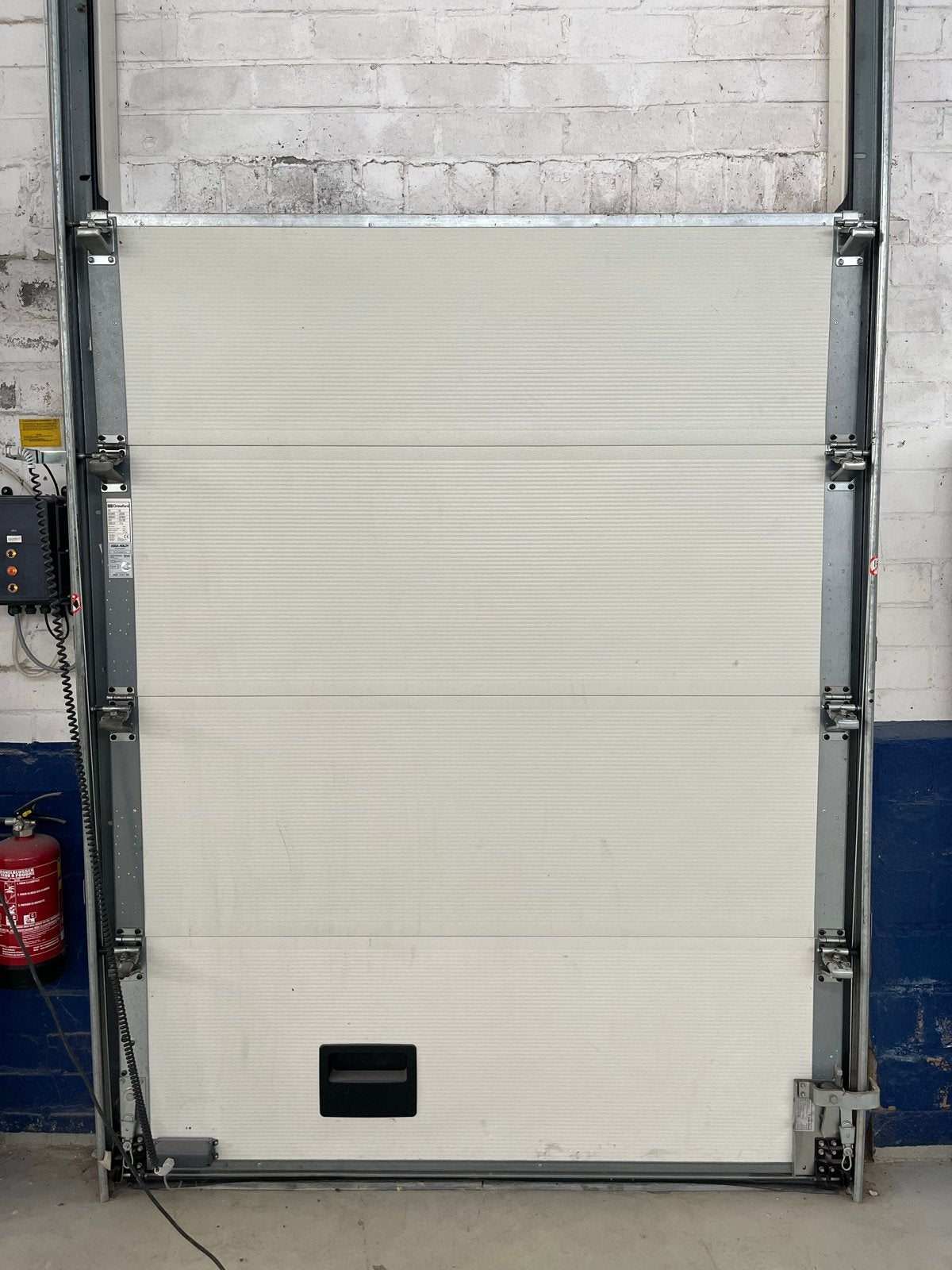 Industriële Crawford poort, volledig automatisch, Ophalen, Gebruikt, Garagedeur, Metaal