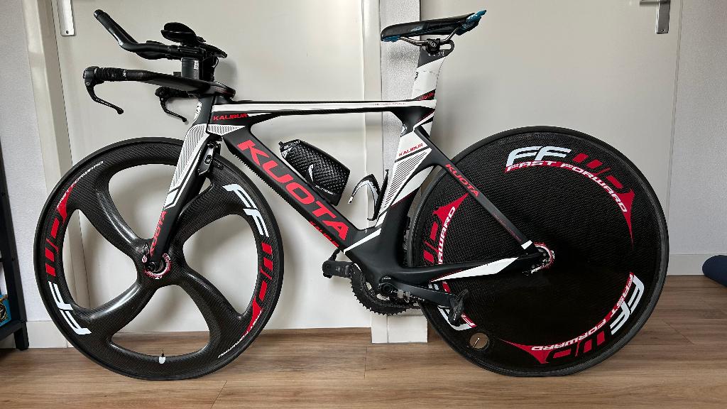 Kuota Kalibur TT bike/tijdritfiets size S, Di2, 28 inch, Gebruikt, Carbon, Velgrem