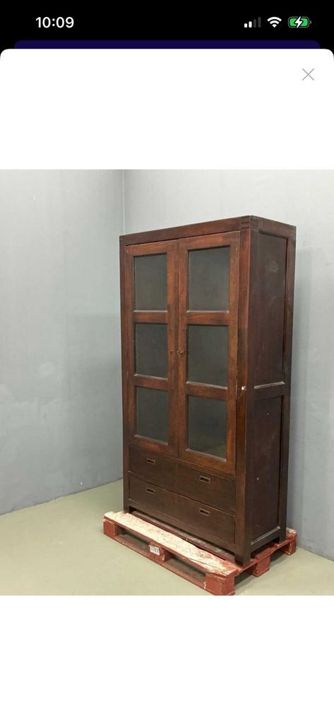 Globe wernicke vitrinekast, Huis en Inrichting, Kasten | Vitrinekasten, Ophalen of Verzenden, Zo goed als nieuw, 25 tot 50 cm