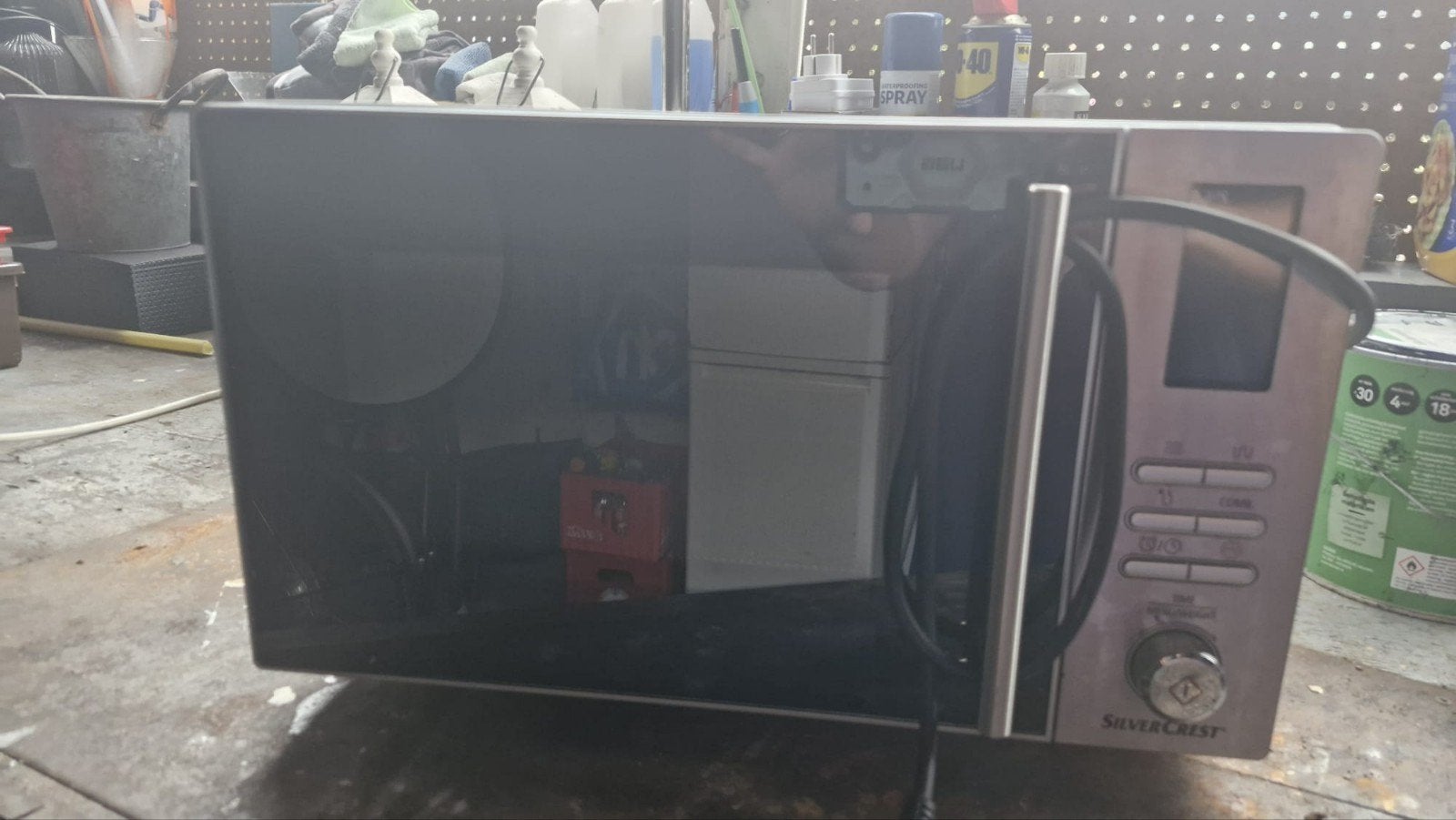 Inventum MN325CS Combimagnetron met Grill en Draaispit., Ophalen