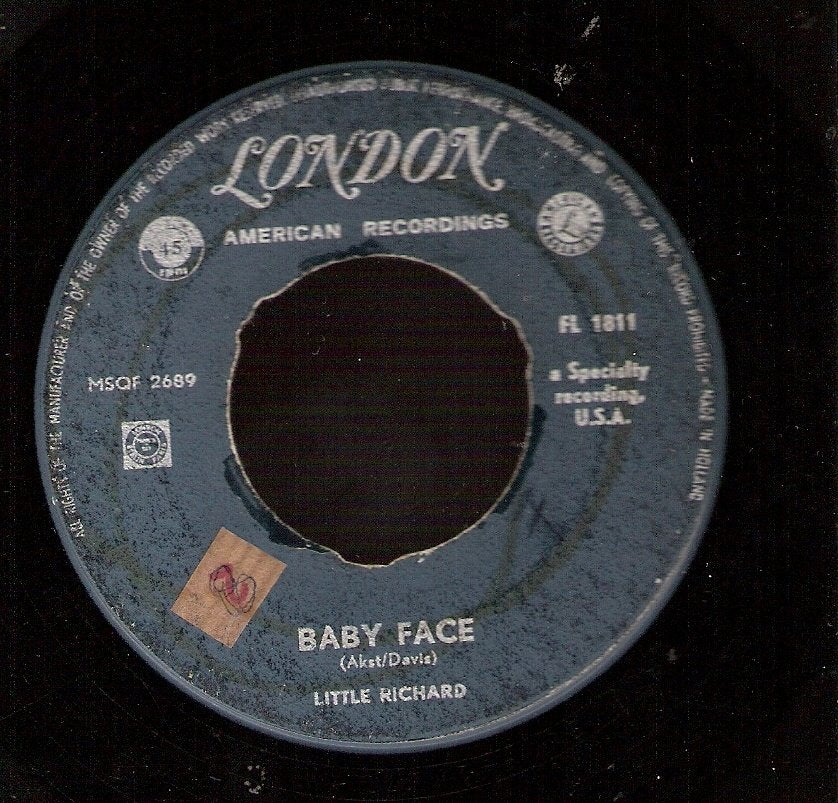 Little Richard-Baby Face-I'll Never Let You Go-1958rocknroll, Cd's en Dvd's, Vinyl Singles, Ophalen, Gebruikt, R&B en Soul