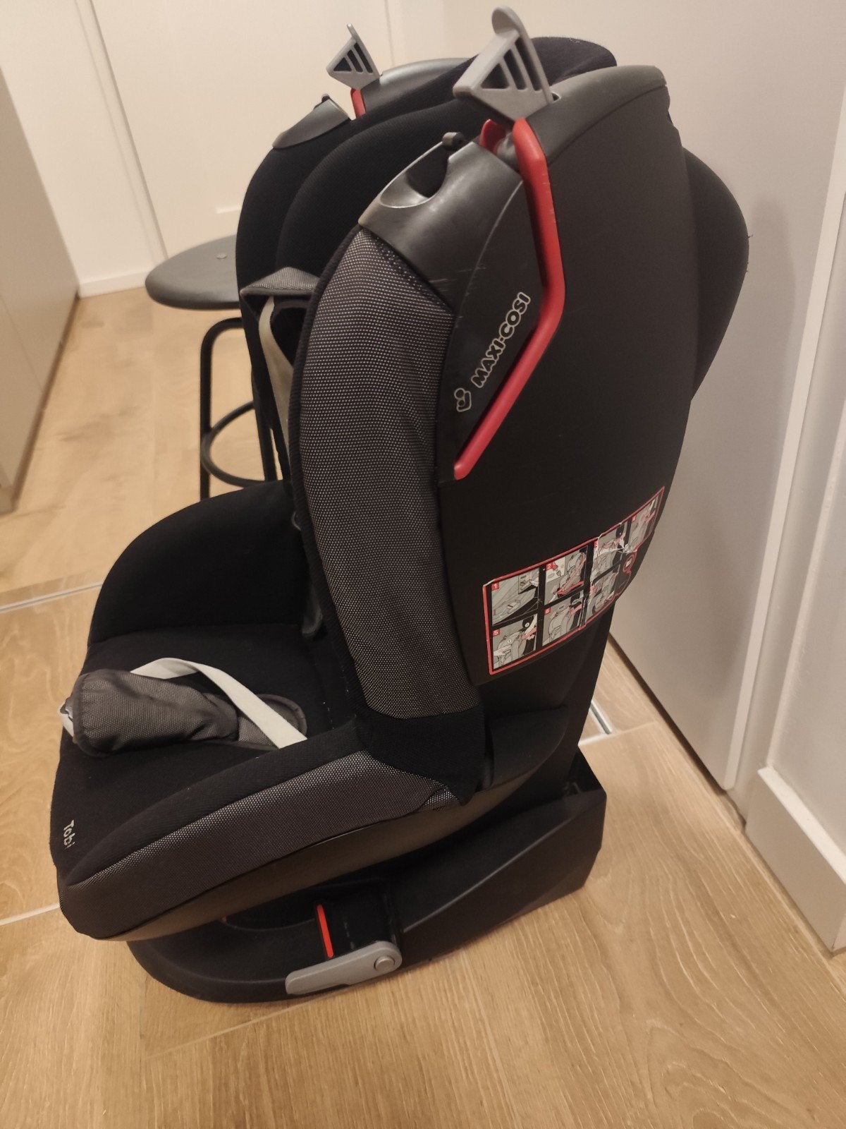 Maxi-Cosi Tobi Autostoel - Zwart, Verstelbare rugleuning, 9 t/m 18 kg, Ophalen of Verzenden, Maxi-Cosi