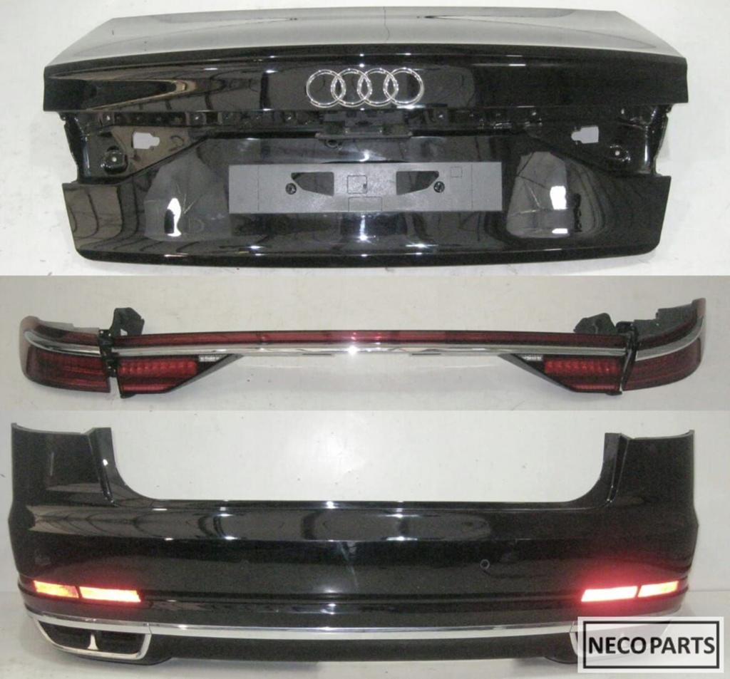 AUDI A8 4N D5 LONG ACHTERKLEP ACHTERBUMPER ACHTERLICHT, Auto-onderdelen, Gebruikt, -, -, -