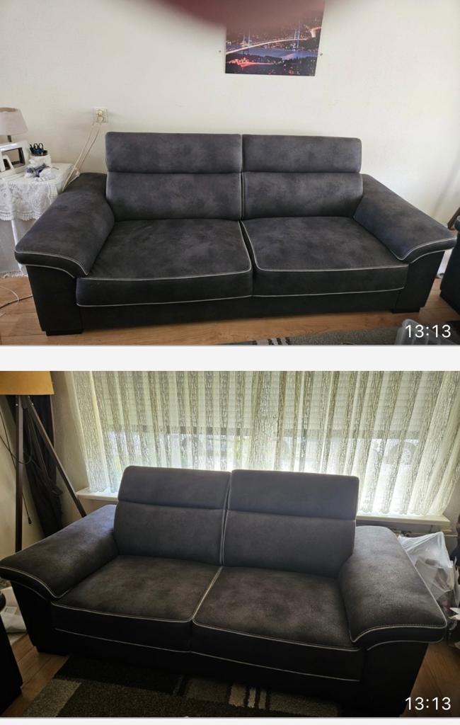 Comfortabele 3-zits en 2,5-zits bankstel., Huis en Inrichting, Banken | Bankstellen, Gebruikt, 75 tot 100 cm, Ophalen of Verzenden