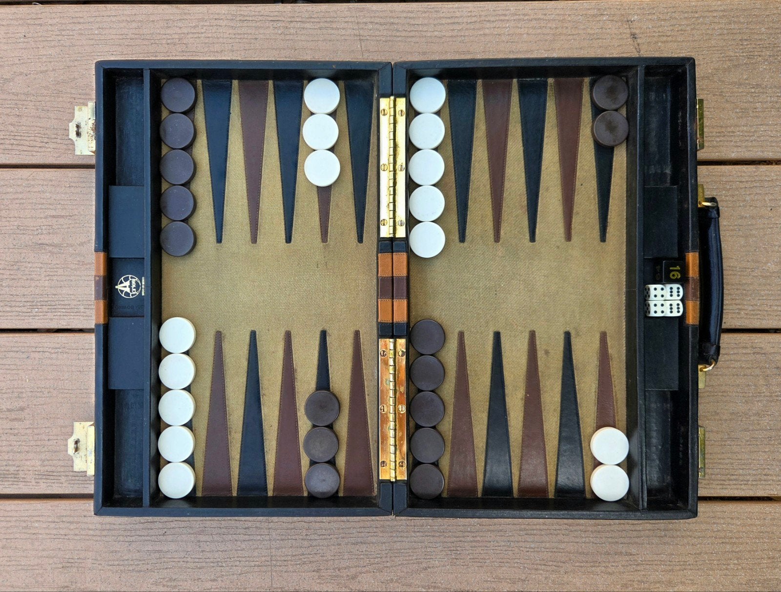 Backgammon Aries mexico, Ophalen of Verzenden