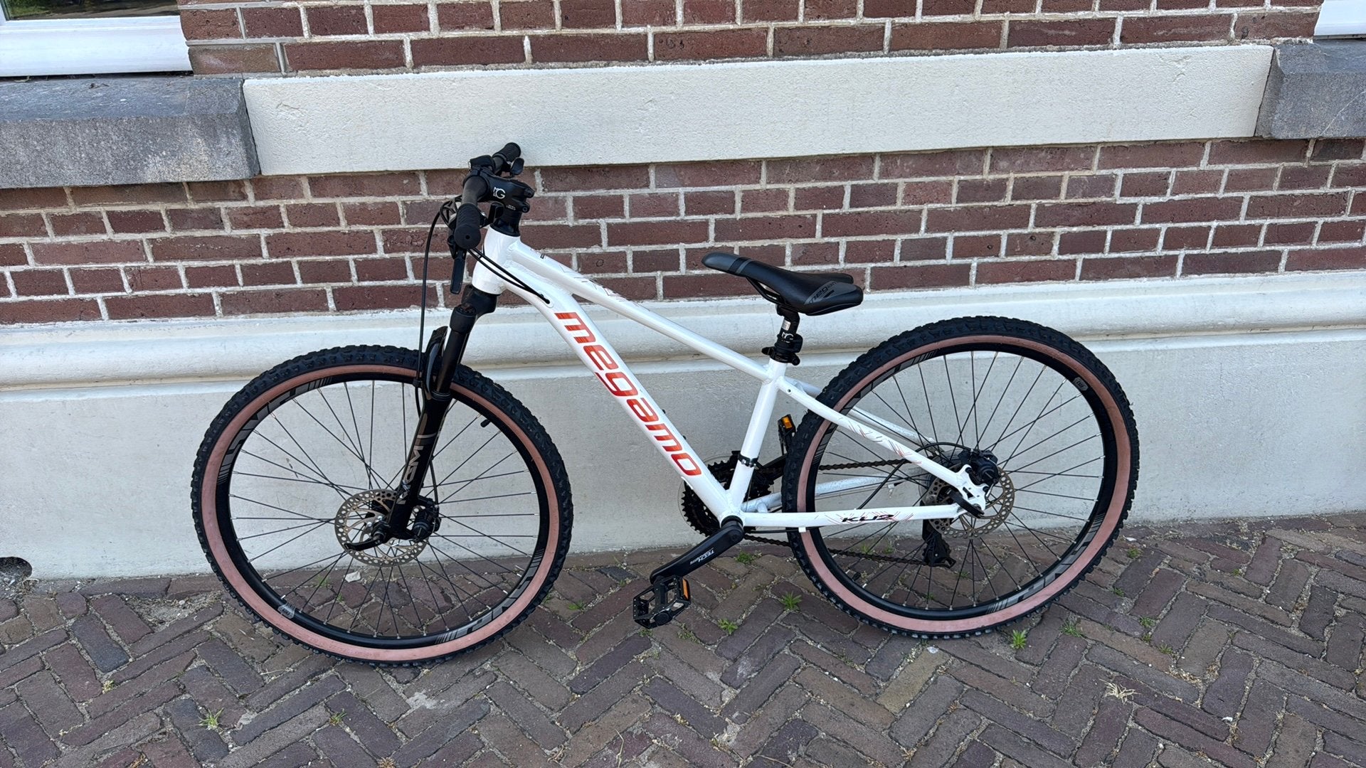 megamo mountainbike 26inch, Versnellingen, Zo goed als nieuw, Schijfrem, Ophalen