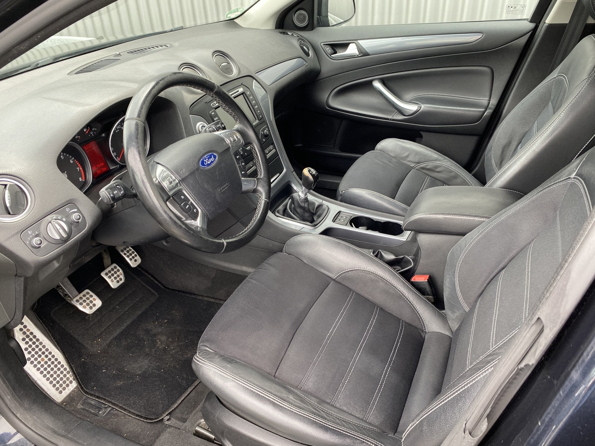 Ford Mondeo Wagon 1.6 EcoBoost Lease Titanium Leer/Stof, Cli, Auto's, Ford, Voorwielaandrijving, Gebruikt, 4 cilinders, Mondeo