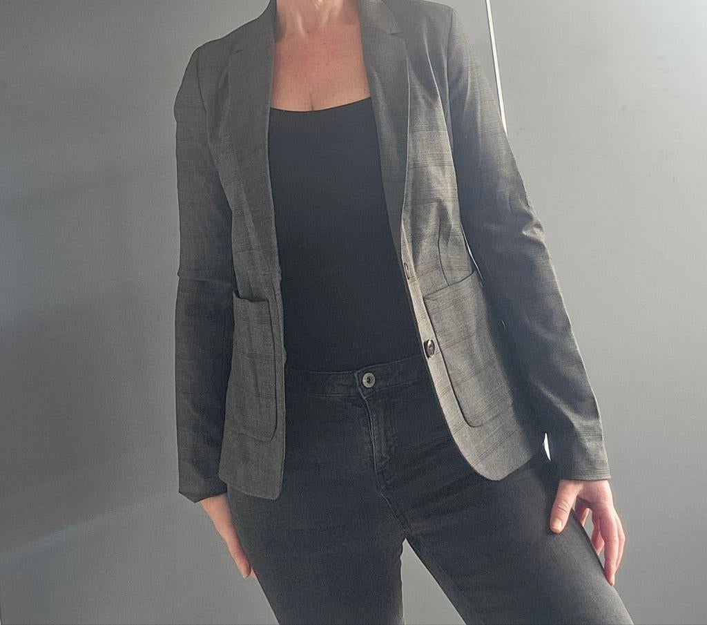 CRo Colbert blazer maat 36, Kleding | Dames, Ophalen of Verzenden, Jasje, Maat 36 (S), Grijs