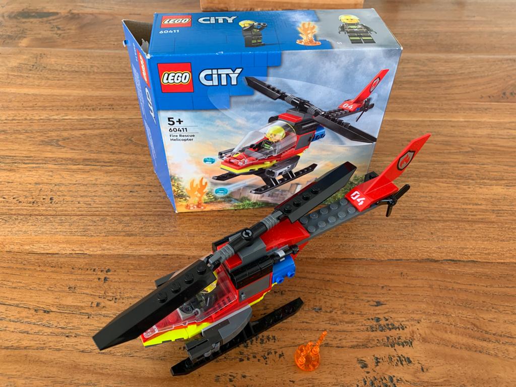 Lego City 60411 Helicopter, Ophalen of Verzenden, Zo goed als nieuw