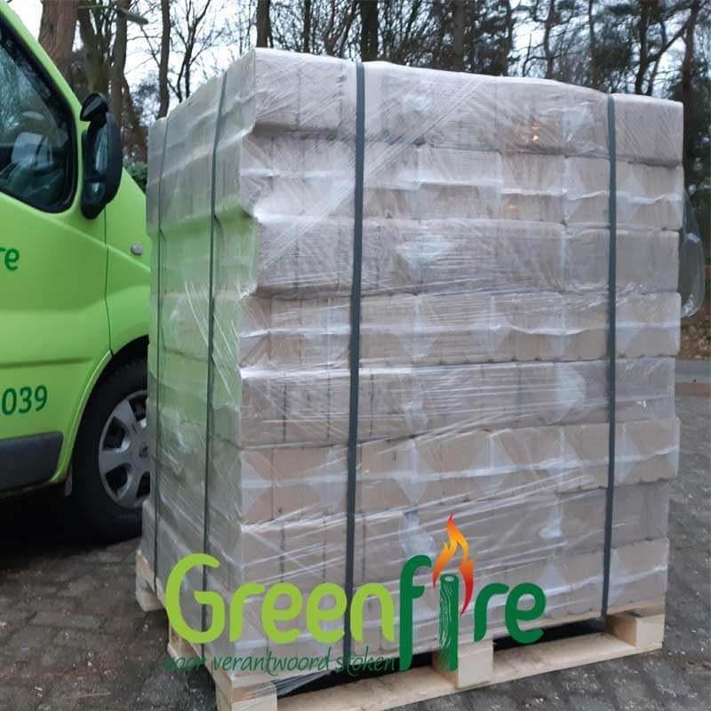 RUF Houtbriketten – per pallet, Tuin en Terras, Minder dan 3 m³, Ophalen of Verzenden, Overige houtsoorten, Blokken