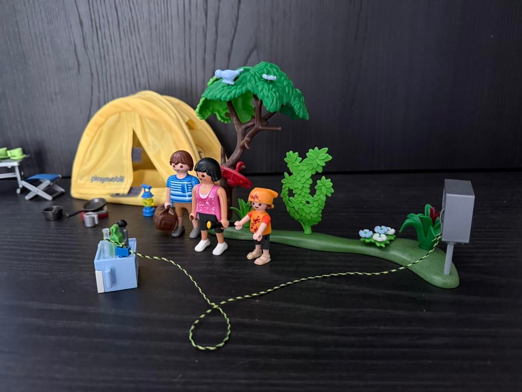 Playmobil Kampeervakantie met tent (setnummer 5435), Ophalen of Verzenden, Gebruikt, Complete set