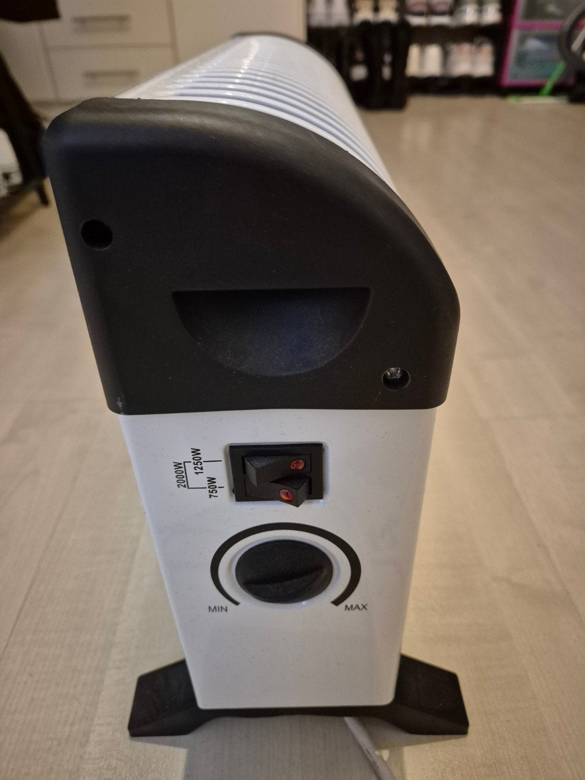 Nor-Tec elektrische kachel - 2000W, Ophalen, Minder dan 30 cm, Kachel, Zo goed als nieuw