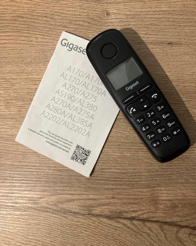 Gigaset A170/A170A draadloze telefoon met oplader, Ophalen of Verzenden, Gebruikt, 1 handset