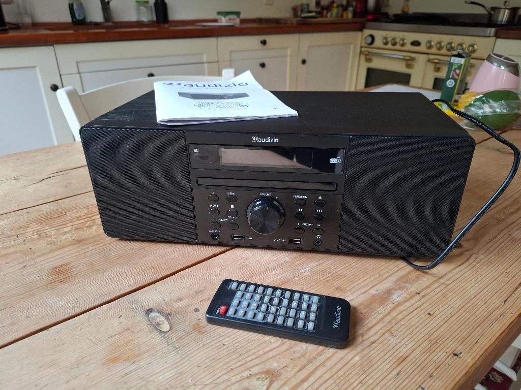 Audizio DAB+ radio, Ophalen of Verzenden, Zo goed als nieuw, Overige typen, Met cd-speler